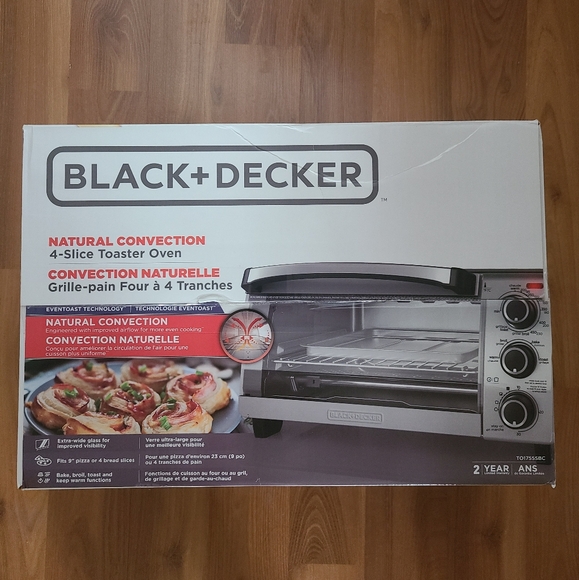 BLACK + DECKER Natural Convection Toaster Oven - Picture 2 of 4